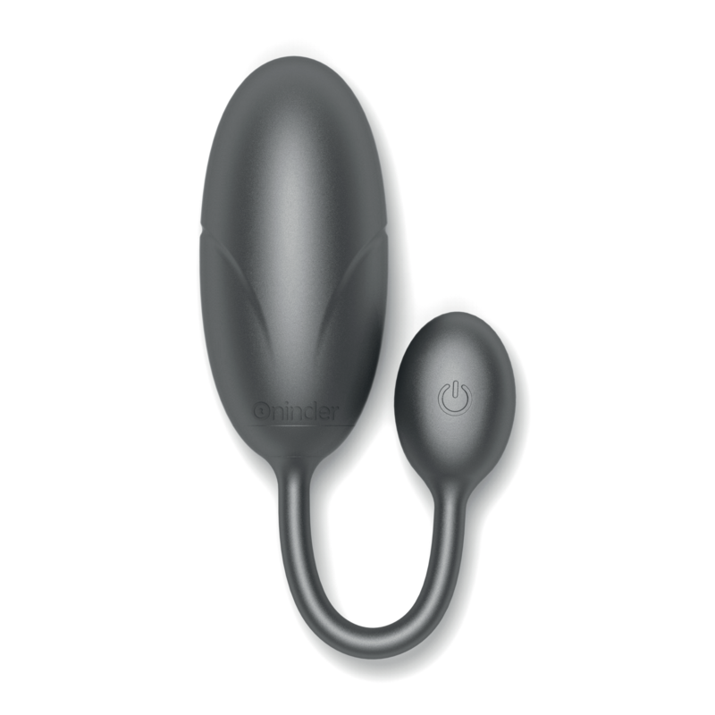 ONINDER - OVO VIBRATÓRIO DE TÓQUIO PRETO 7,5 X 3,2 CM APLICATIVO GRÁTIS