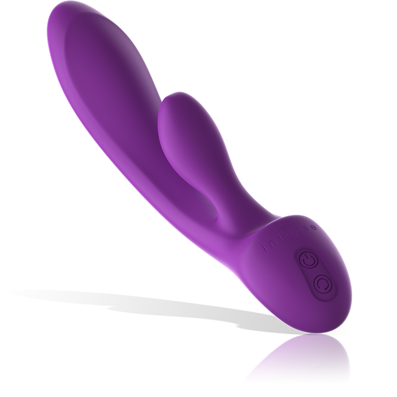 INTENSO - VIBRADOR LUIGI RABBIT SILICONE LÍQUIDO ROXO
