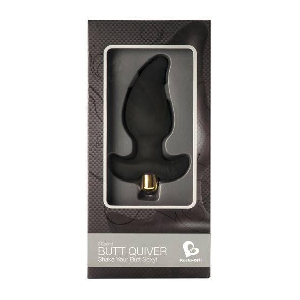 ROCKS-OFF - ESTIMULADOR BUTT QUIVER P-POINT 7 VELOCIDADES PRETO - Toys "n" Us