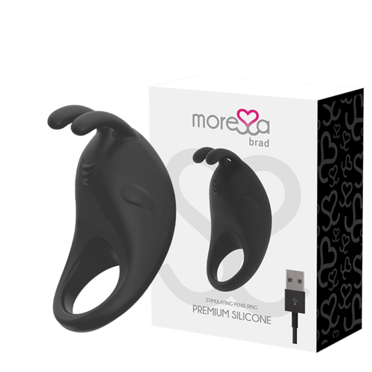MORESSA - BRAD PREMIUM SILICONE RECARREGVEL PRETO - Toys "n" Us