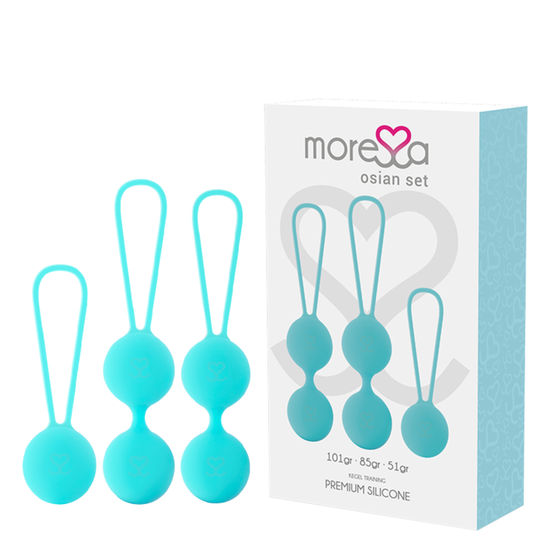 MORESSA - OSIAN SET PREMIUM TURQUESA SILICONE