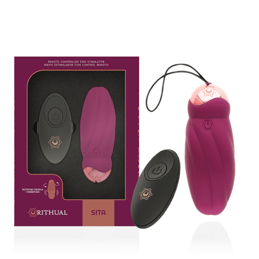 RITHUAL - SITA EGG CONTROLE REMOTO ROTAÇÃO + VIBRAÇÃO