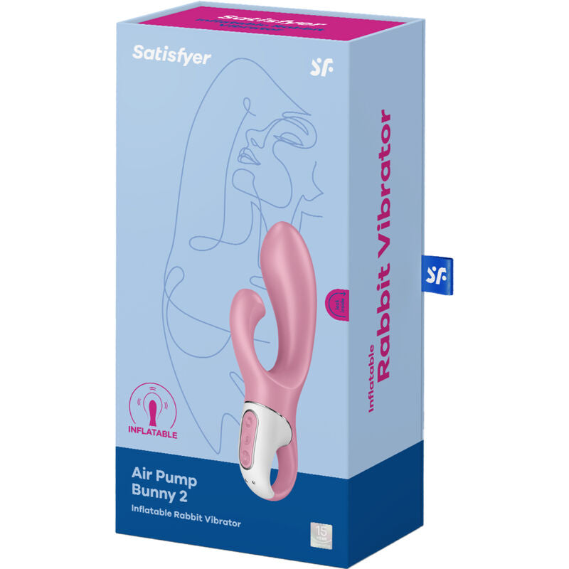 SATISFYER - BOMBA DE AR ​​BUNNY 2 ROSA