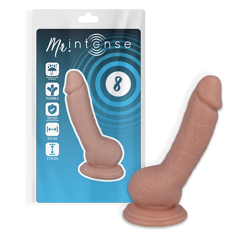 MR INTENSE - 8 PENE REALISTA 17.6 CM -O- 3.5 CM