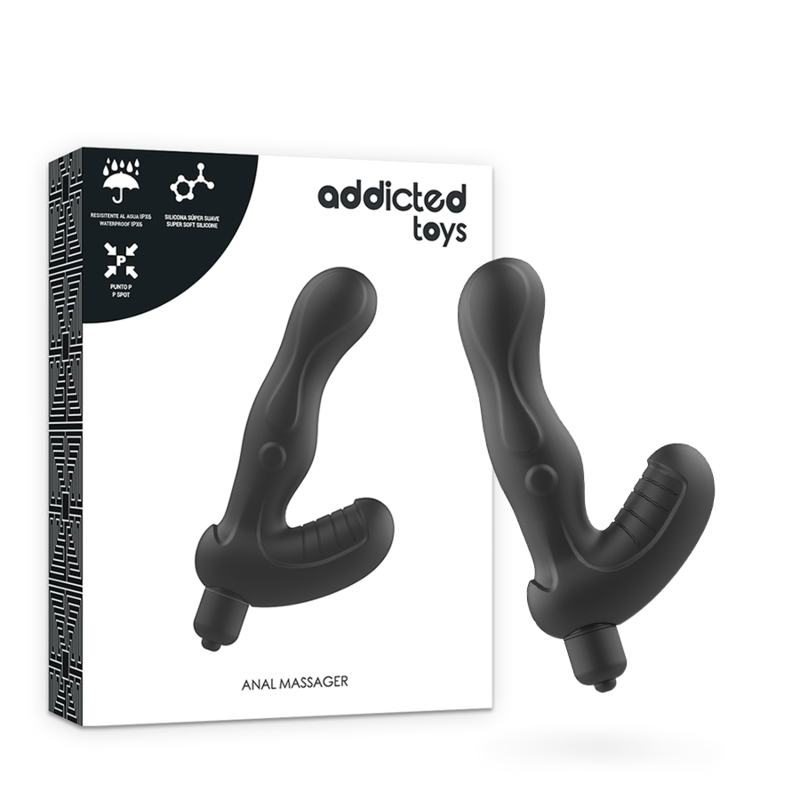 ADDICTED TOYS - VIBRADOR ANAL DE PRÓSTATA DE SILICONA P-SPOT