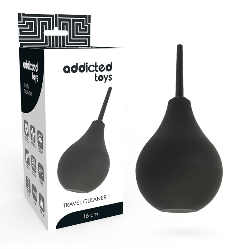 BRINQUEDOS ADICIONADOS - DUCHA ANAL PRETA