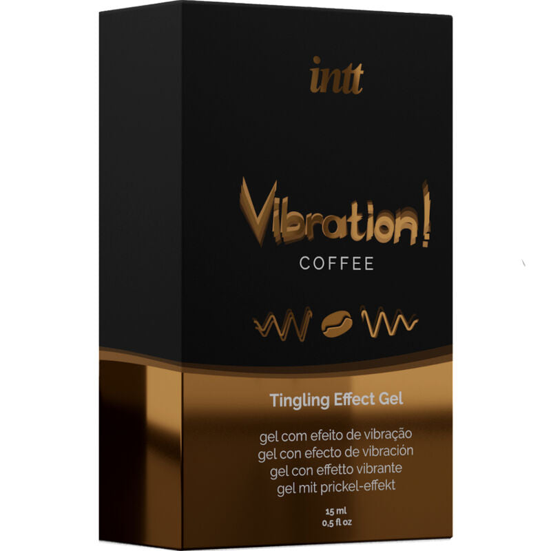 INTT - POTENTE GEL VIBRADOR LÍQUIDO ESTIMULANTE ÍNTIMO CAFÉ 15ML