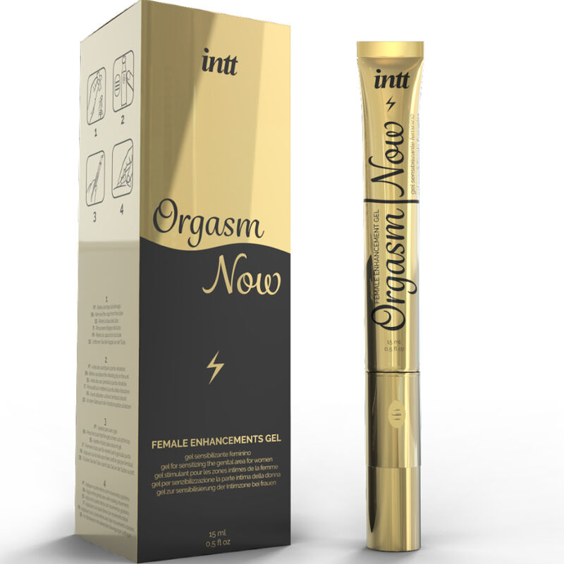 LUBRIFICANTES INTT - GEL ESTIMULANTE VAGINAL INTENSO COM APLICADOR VIBRADOR