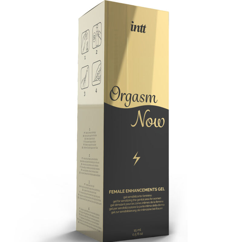 LUBRIFICANTES INTT - GEL ESTIMULANTE VAGINAL INTENSO COM APLICADOR VIBRADOR