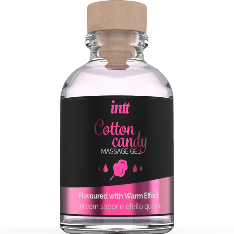 MASSAGEM INTT E SEXO ORAL - GEL DE MASSAGEM COM SABOR ALGODÃO-DOCE E EFEITO DE AQUECIMENTO