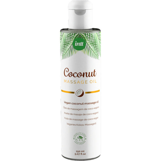 INTT - ÓLEO DE MASSAGEM VEGANO DOCE COM SABOR RELAXANTE DE COCO
