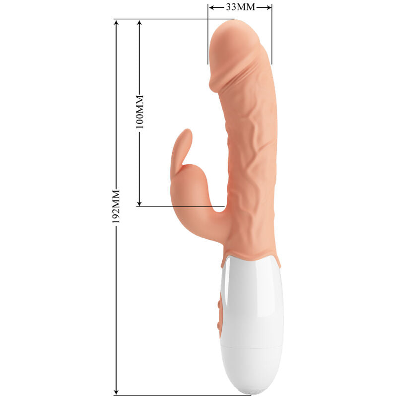 PRETTY LOVE - VIBRADOR COELHINHO DA PÁSCOA COM ESTIMULADOR