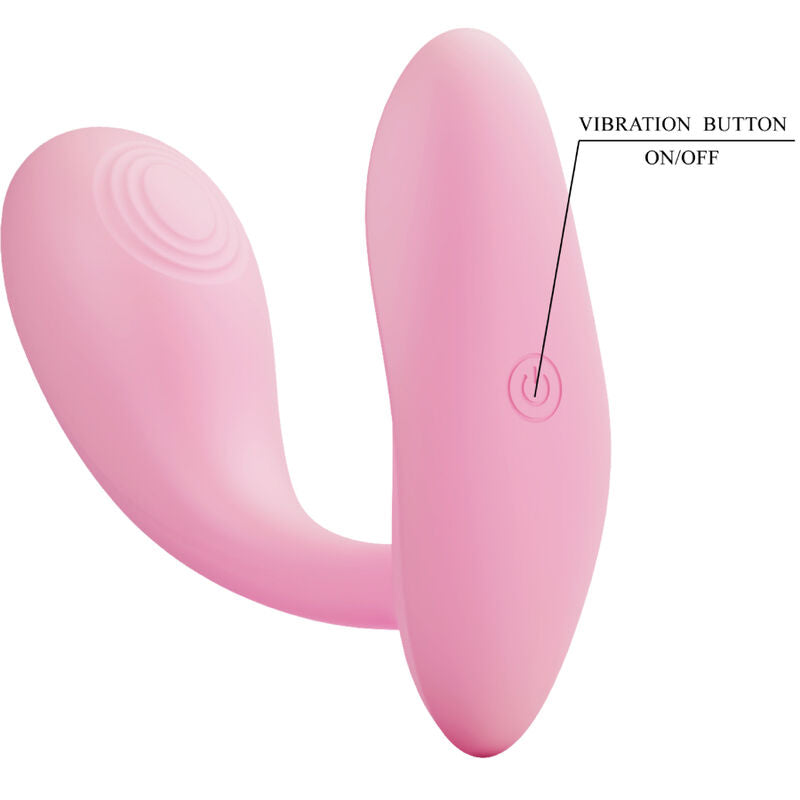 PRETTY LOVE - BAIRD G-SPOT 12 VIBRAÇÕES RECARREGÁVEIS ROSA APP