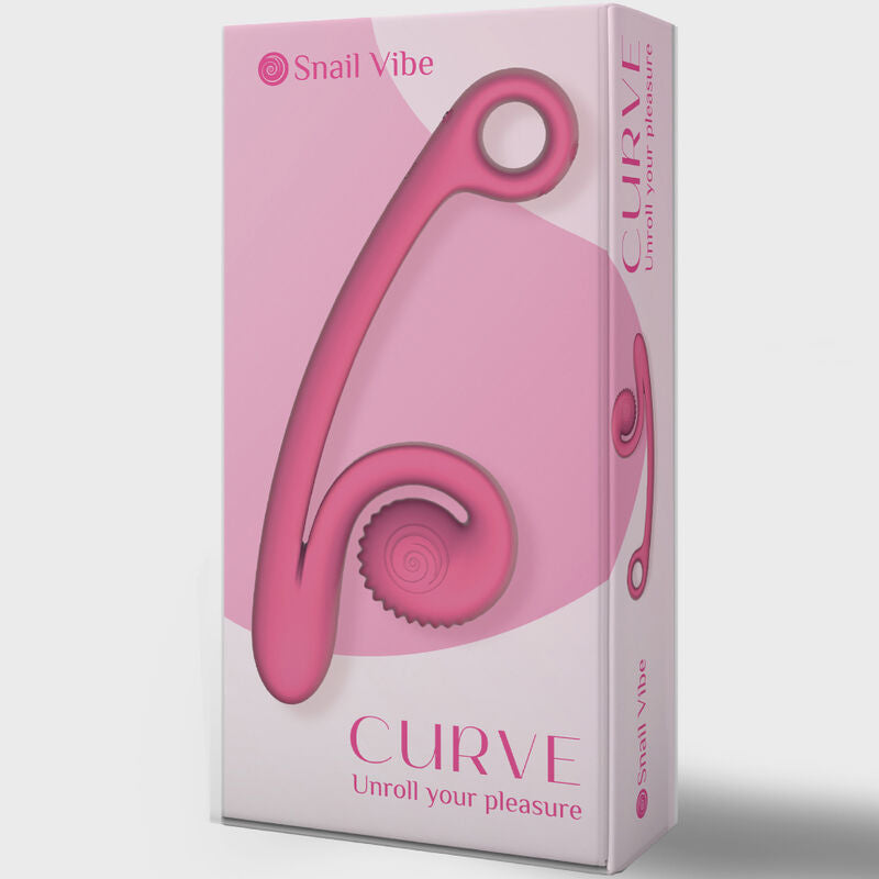 VIBRADOR CARACOL - VIBRADOR CURVO MELOCOTÓN