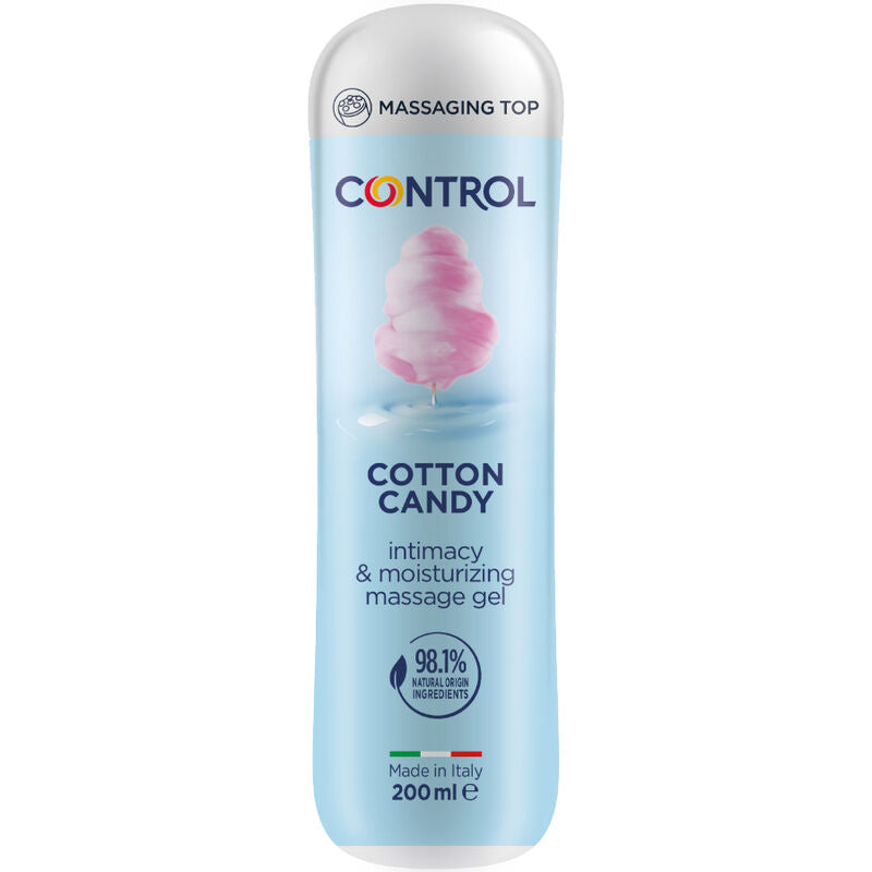 CONTROL - GEL DE MASAJE ALGODÓN DE AZÚCAR 3 EN 1 200 ML