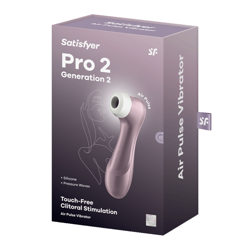 SATISFYER - ESTIMULADOR DE PULSO DE AIRE PRO 2 AZUL