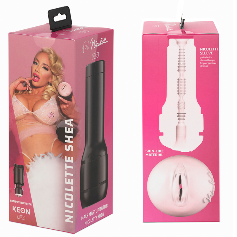KIIROO - SIENTE A NICOLETTE SHEA DE LA COLECCIÓN STARS STROKERS 