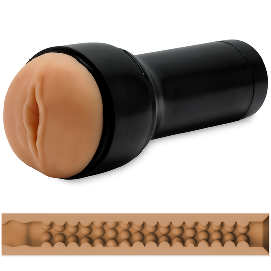 KIIROO - ESTIMULADOR MASTURBADOR FEEL STROKER - MARROM CLARO 