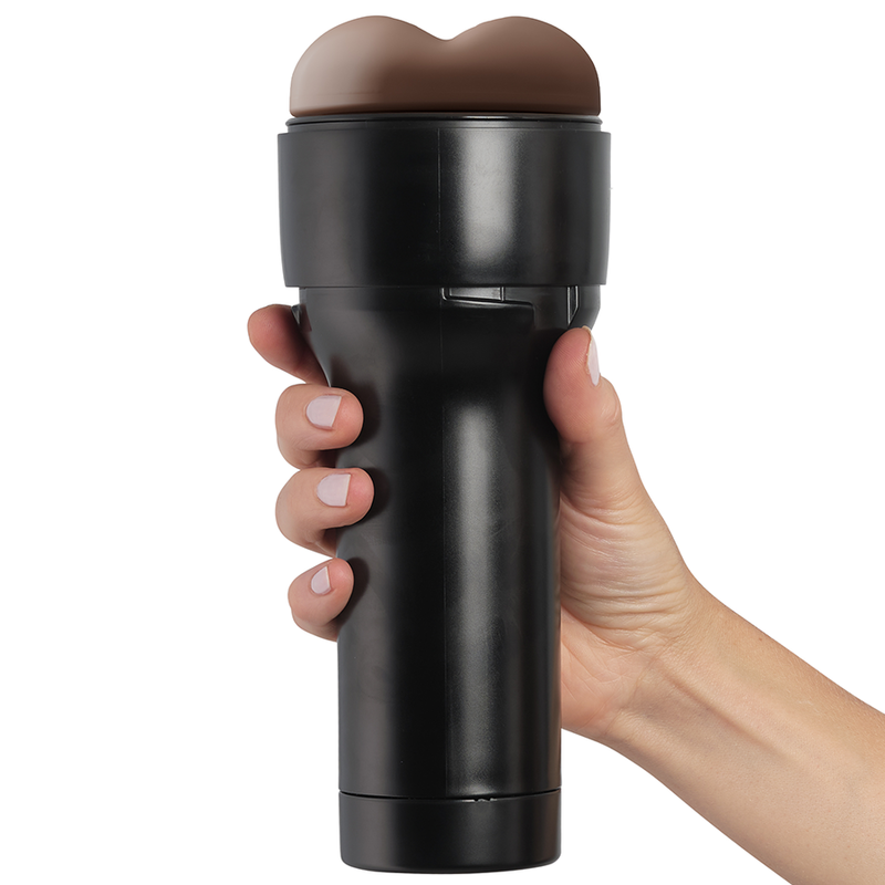 KIIROO - MASTURBADOR DE BUMBUM GENERIC FEEL STROKER - MARROM MÉDIO 