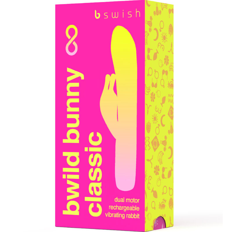 B SWISH - BWILD BUNNY INFINITE CLASSIC VIBRADOR DE SILICONA ROSA RECARGABLE