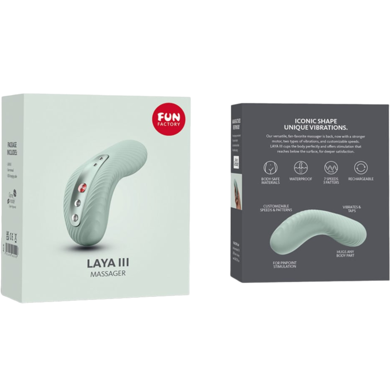 FUN FACTORY - VIBRADOR RECARREGÁVEL LAYA III SOFT VIOLET