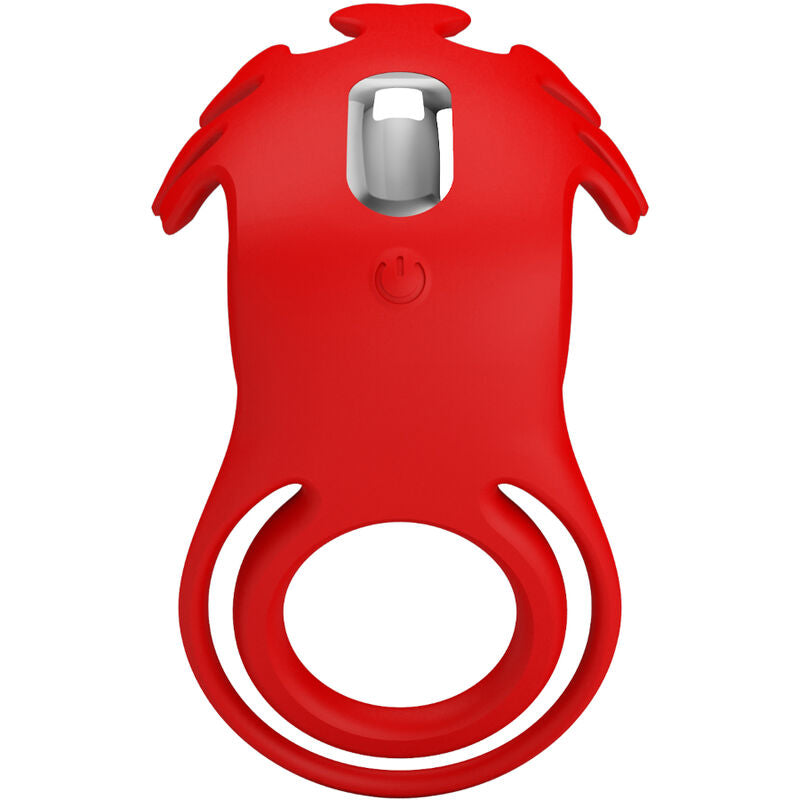 PRETTY LOVE - ANEL VIBRADOR RUBEN 7 VIBRAÇÕES SILICONE VERMELHO