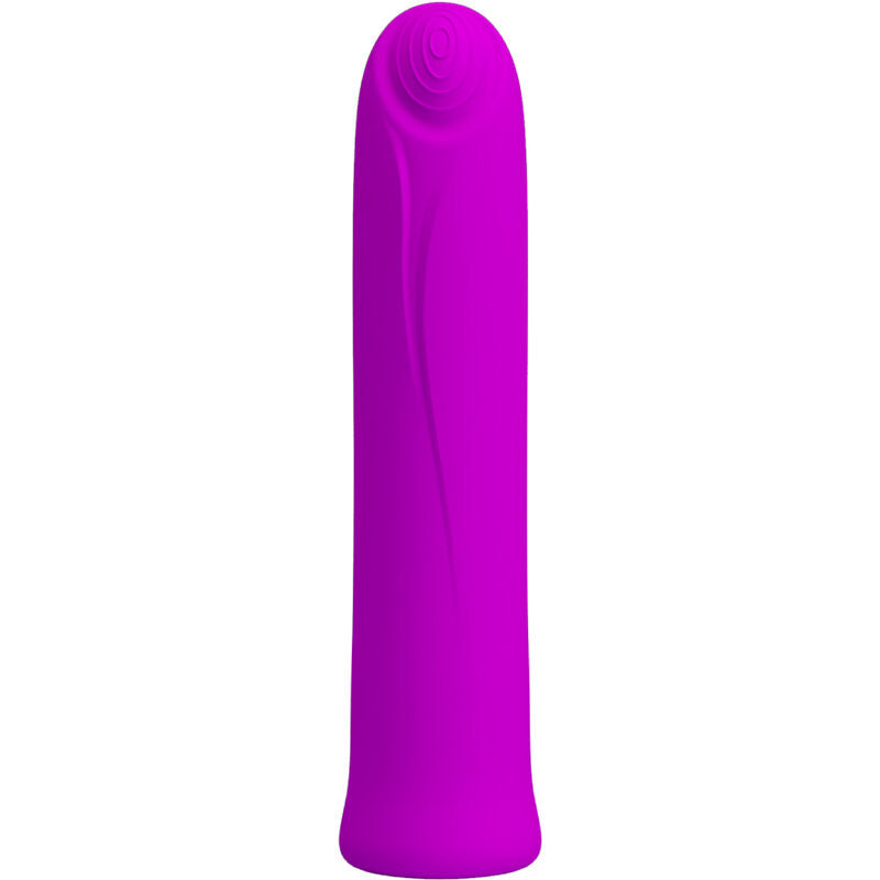 PRETTY LOVE - CURTIS MINI VIBRADOR SUPERPODEROSO 12 VIBRACIONES DE SILICONA VIOLETA