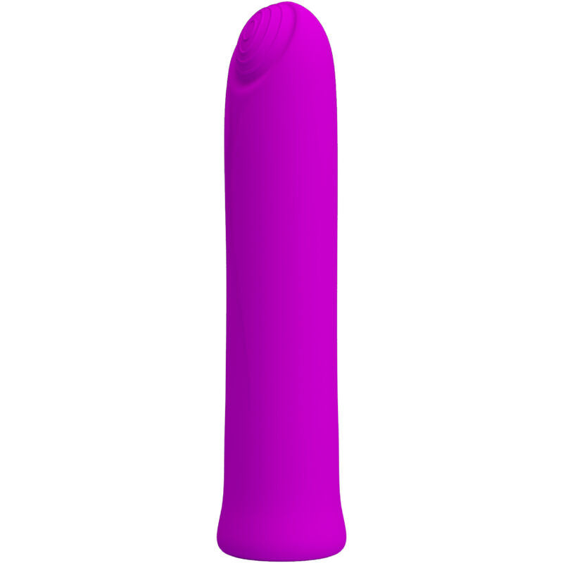 PRETTY LOVE - CURTIS MINI VIBRADOR SUPERPODEROSO 12 VIBRACIONES DE SILICONA VIOLETA