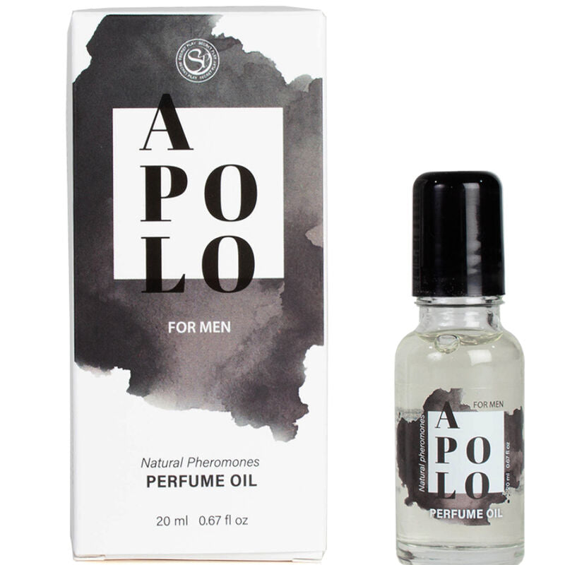 SECRETPLAY - PERFUME APOLO EM ÓLEO FEROMONAS PARA HOMENS 20 ML