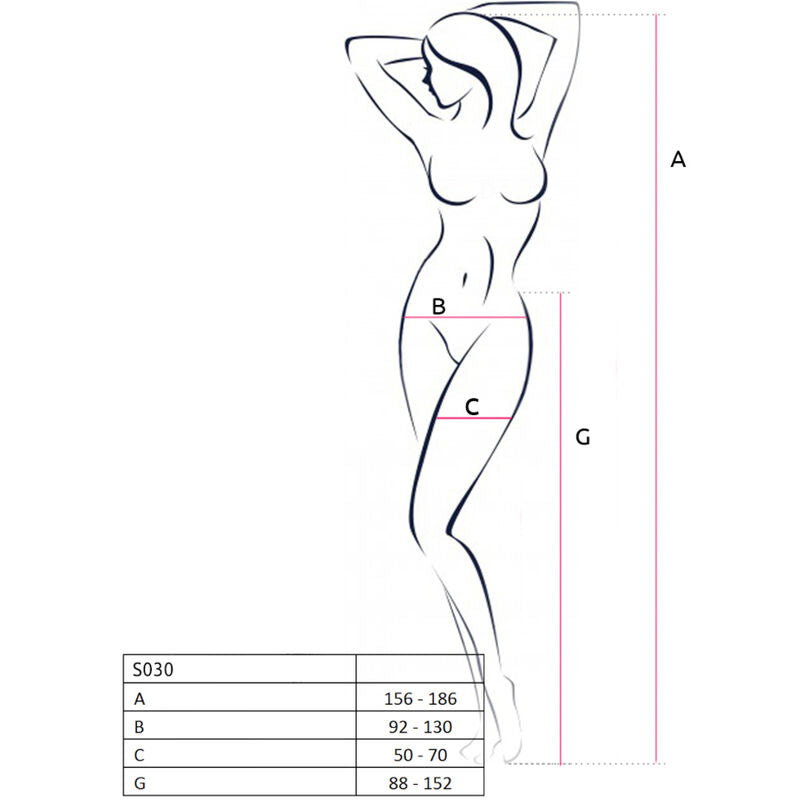 PASSION - S030 MEIA-CALÇA COM LIGA PRETA TAMANHO ÚNICO