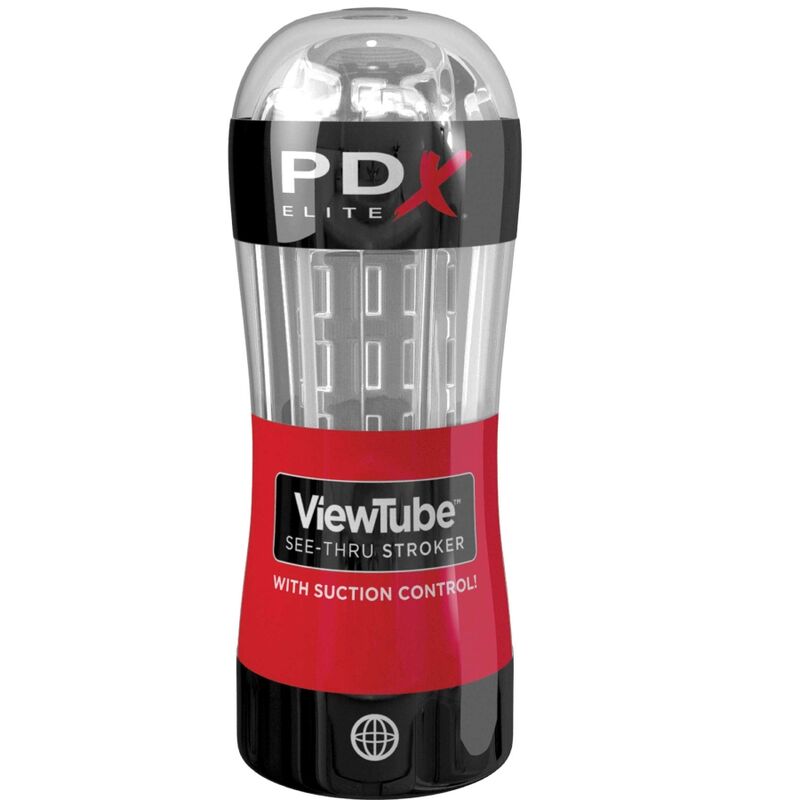 PDX ELITE - TUBO DE VISTA DEL STROKER CONTROL DE SUCCIÓN TRANSPARENTE
