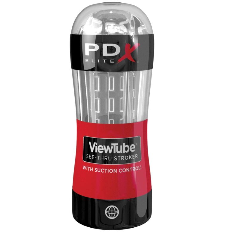 PDX ELITE - TUBO DE VISTA DEL STROKER CONTROL DE SUCCIÓN TRANSPARENTE