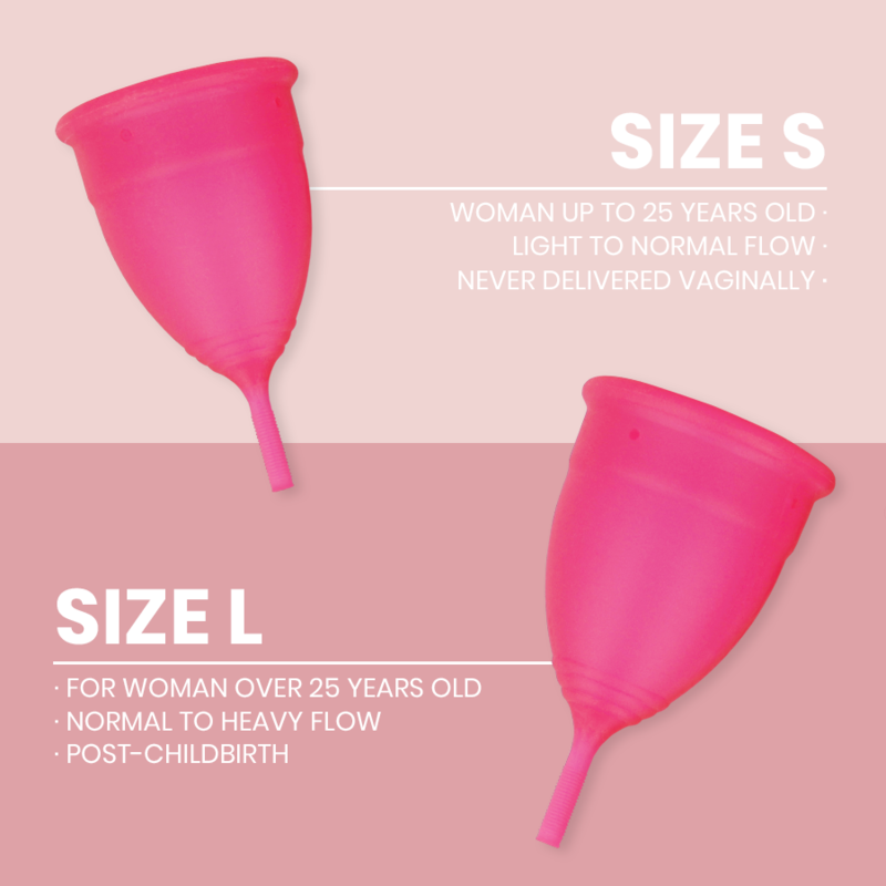 INTIMICHIC - COPO MENSTRUAL DE SILICONE DE GRAU MÉDICO - TAMANHO G