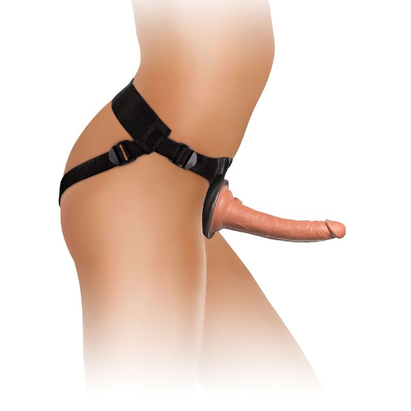 KING COCK - ELITE CONFORTÁVEL ARNÊS AJUSTÁVEL COM DILDO 17,8 CM