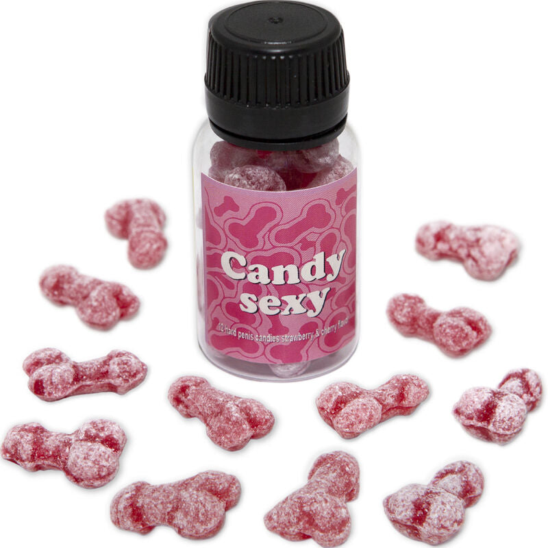 DIABLO PICANTE - CANDY SEXY FRASCO DE 12 GOMITAS SABOR FRESA-CEREZA