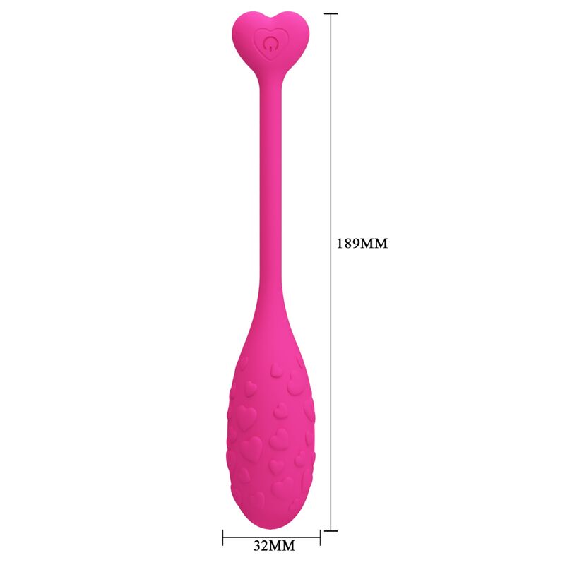 PRETTY LOVE - OVO VIBRATÓRIO PINK FISHER CONTROLADO POR APLICATIVO