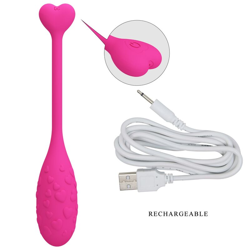PRETTY LOVE - OVO VIBRATÓRIO PINK FISHER CONTROLADO POR APLICATIVO
