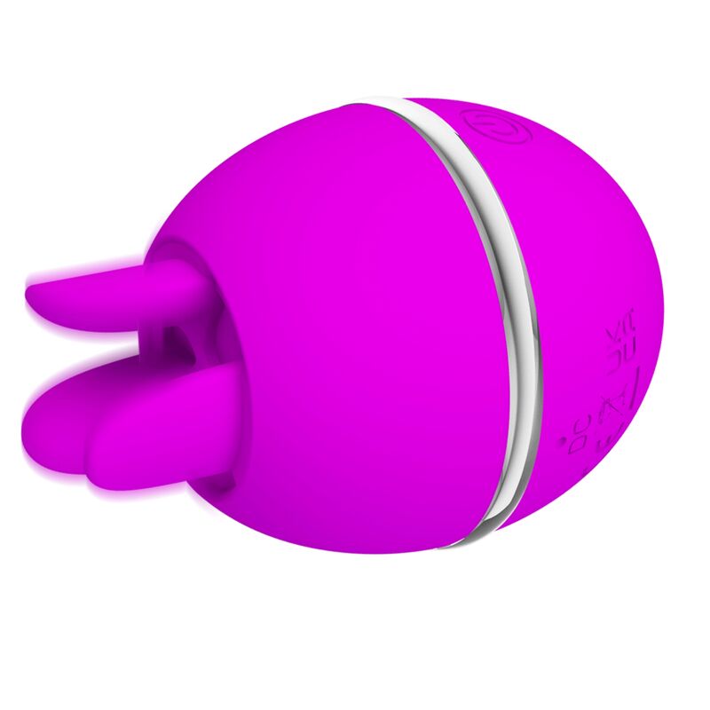PRETTY LOVE - VIBRADOR DE SILICONE REDONDO ROXO BALL GEMINI