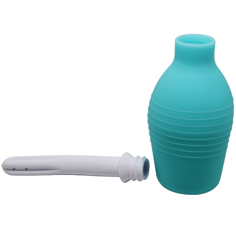 MR PLAY - CHUVEIRO ANAL DE BORRACHA AZUL PEAR