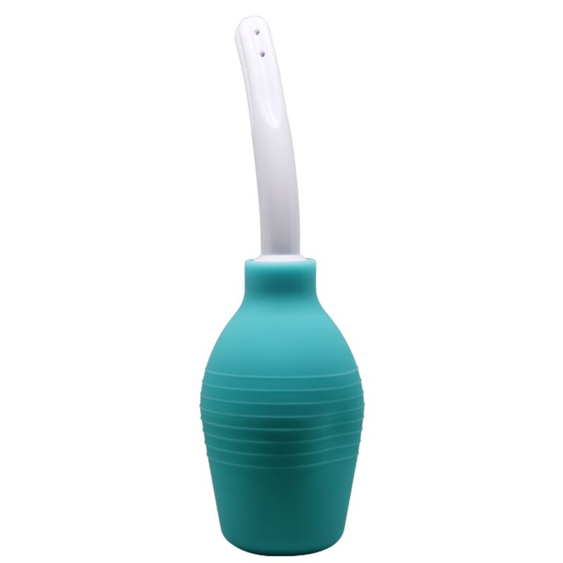 MR PLAY - CHUVEIRO ANAL DE BORRACHA AZUL PEAR