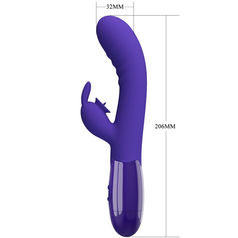 PRETTY LOVE - VIBRADOR CERBERUS YOUTH VIOLET RABBIT