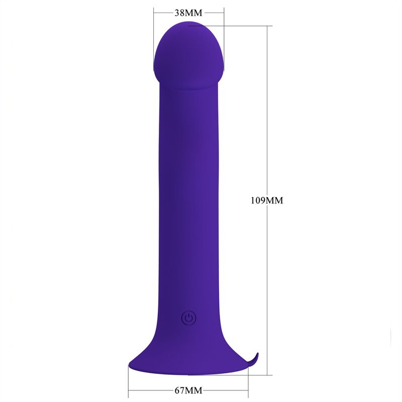 PRETTY LOVE - MURRAY YOUTH DILDO VIBRADOR Y RECARGABLE VIOLETA