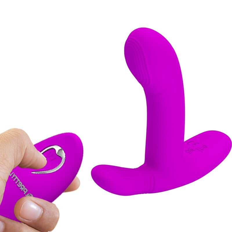 PRETTY LOVE - GERI MASSAGEADOR DE CLITÓRIS ROSA COM CONTROLE REMOTO