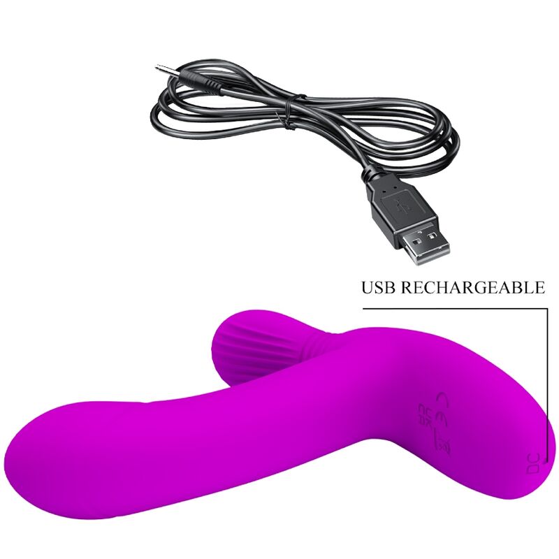 PRETTY LOVE - GERI MASSAGEADOR DE CLITÓRIS ROSA COM CONTROLE REMOTO
