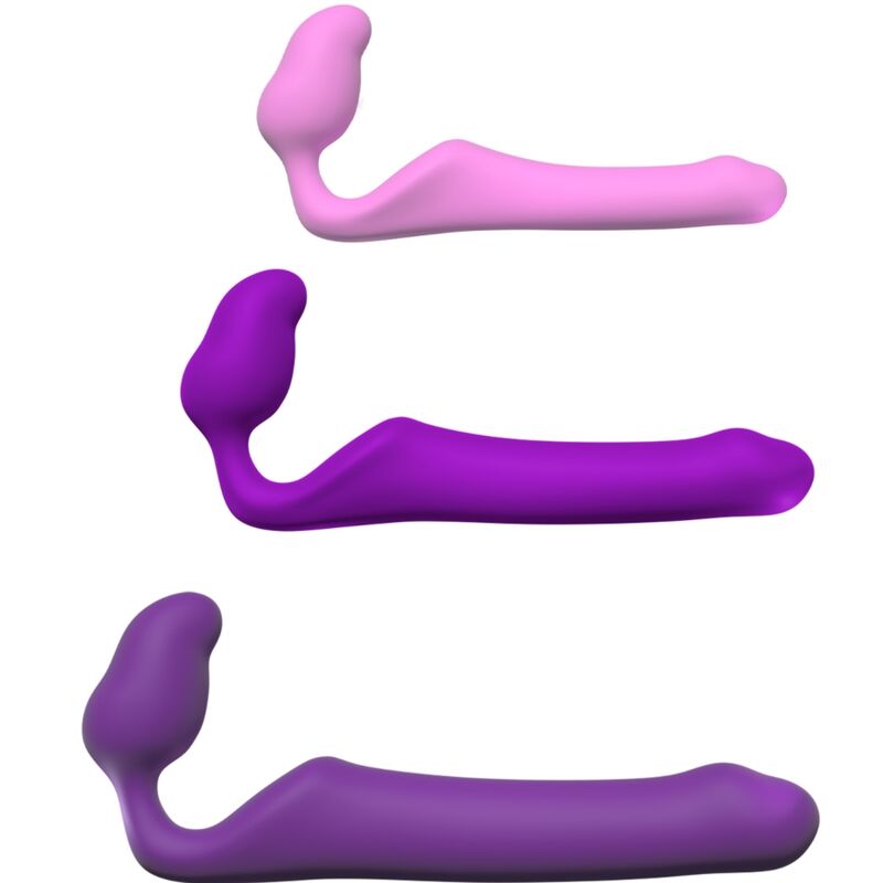 ADRIEN LASTIC - QUEENS STRAP-ON FLEXÍVEL VIOLETA TAMANHO G