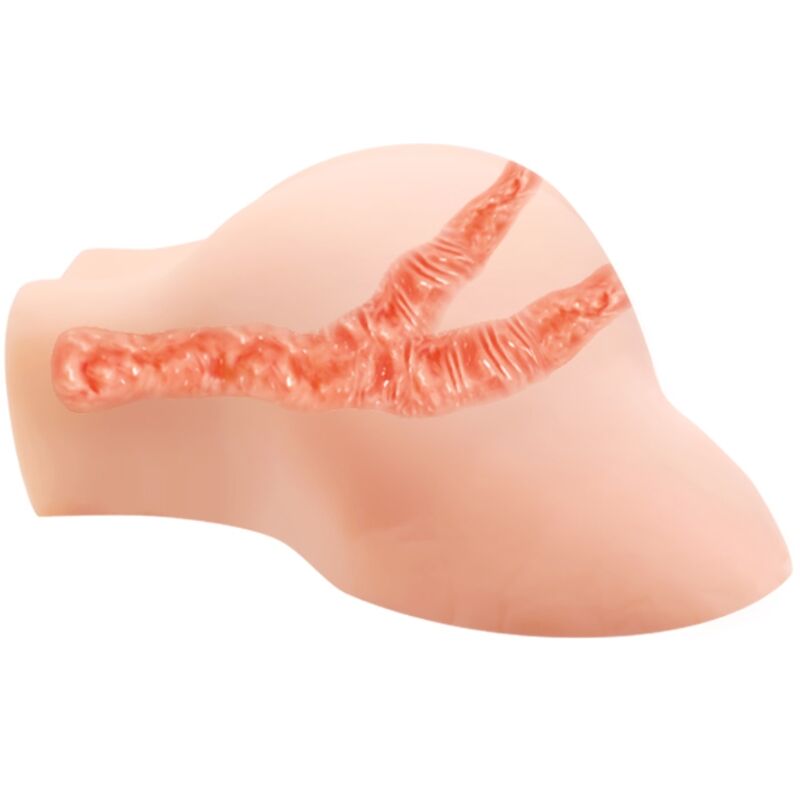 CRAZY BULL - VAGINA E ÂNUS COM MALHA REALISTA COM VIBRAÇÃO