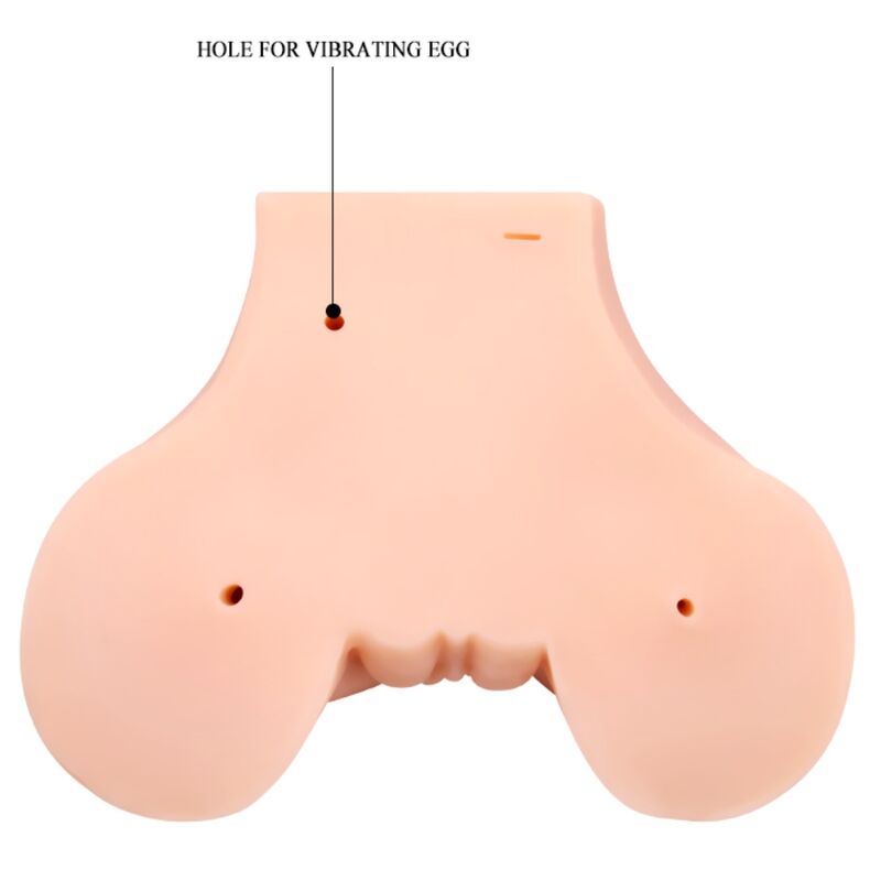 CRAZY BULL - VAGINA E ÂNUS COM MALHA REALISTA COM VIBRAÇÃO