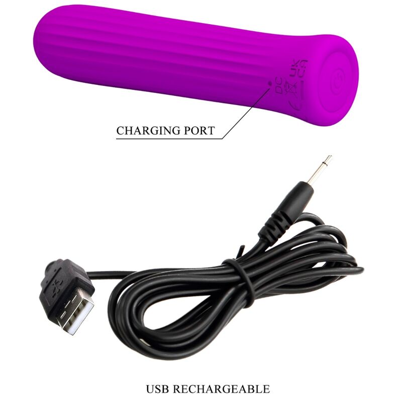 PRETTY LOVE - VIBRADOR ESTIMULADOR ROSA BLANCHE