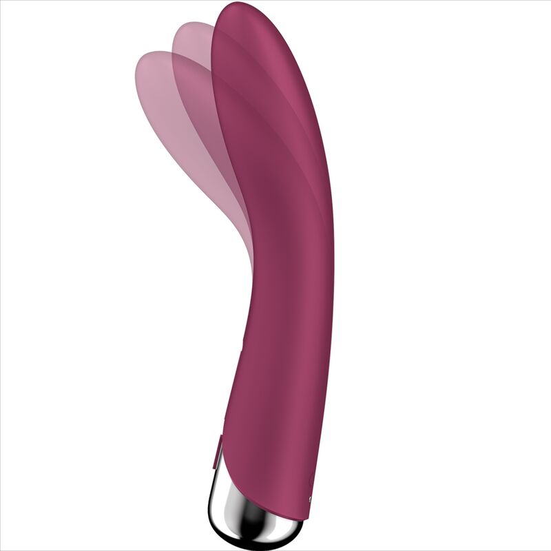 SATISFYER - VIBRADOR GIRATORIO AZUL CON PUNTO G