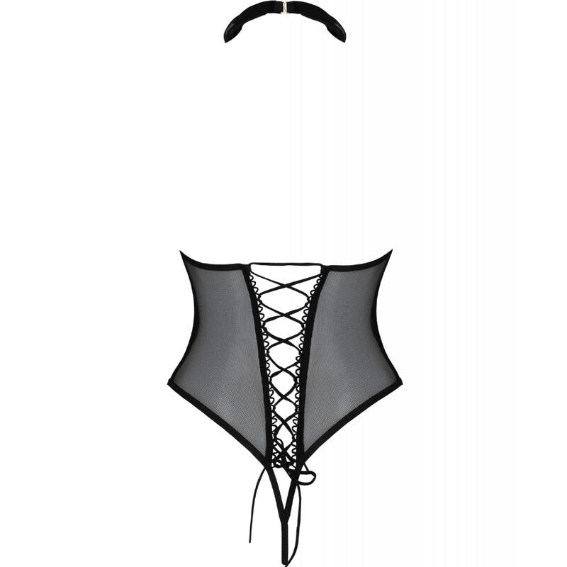 PASIÓN - TRISHA CUERPO ABIERTO NEGRO L/XL